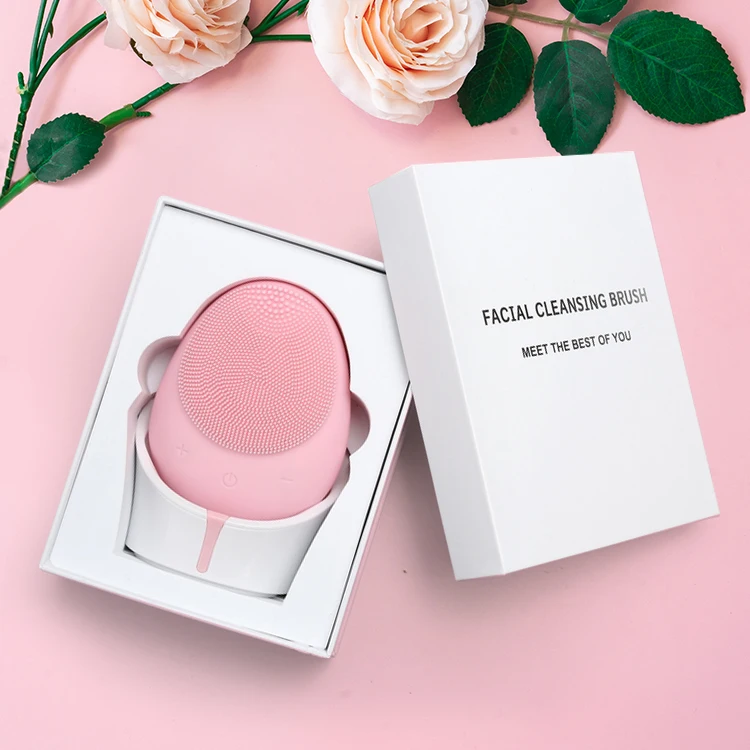 

Facial silicone deep cleansing spin brush for face