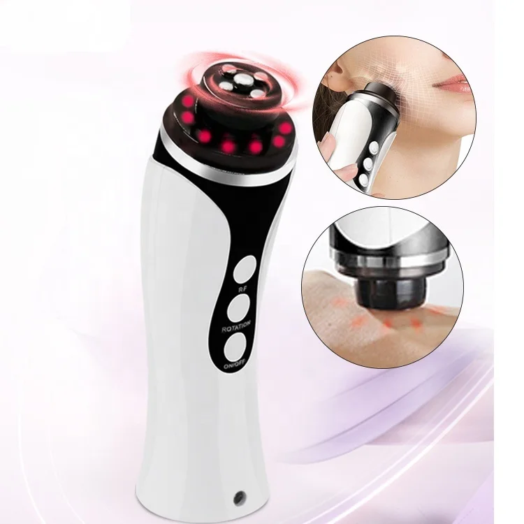 

360 degree Head Rotating RF anti aging Radio Frequency Skin Tightening Face Wrinkle Remove Beauty Machine