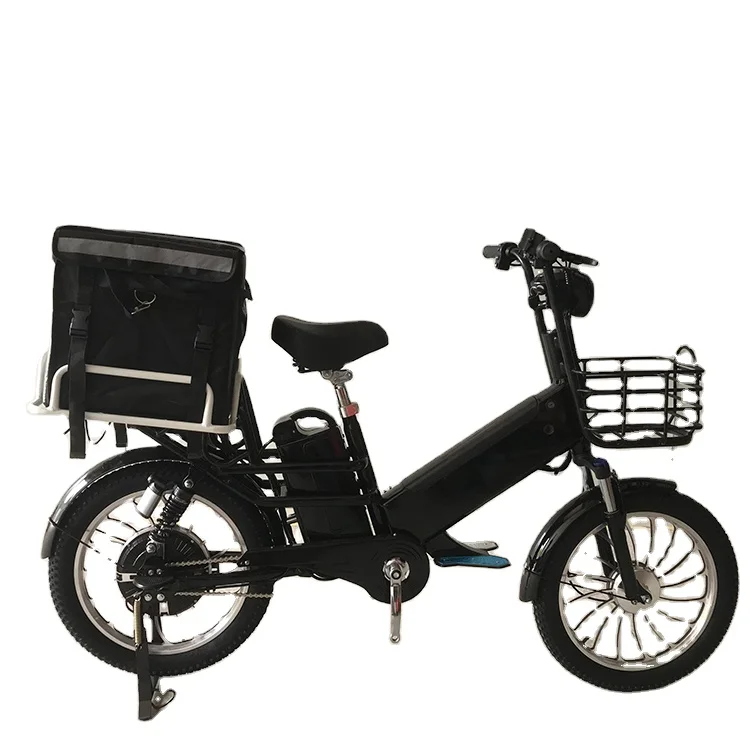 

20*3.0 tyre Double Lithium Battery City Green Power Fast Pizza e bike Delivery Food Box Bag electric bicycle, Customized