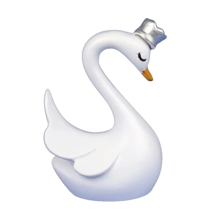 Cisne De Resina De Alta Creatividad Para Decoración De Tartas De