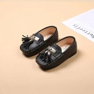 

2020 fashion children boys formal leather shoes dress shoes casual shoes, Black/white/brown