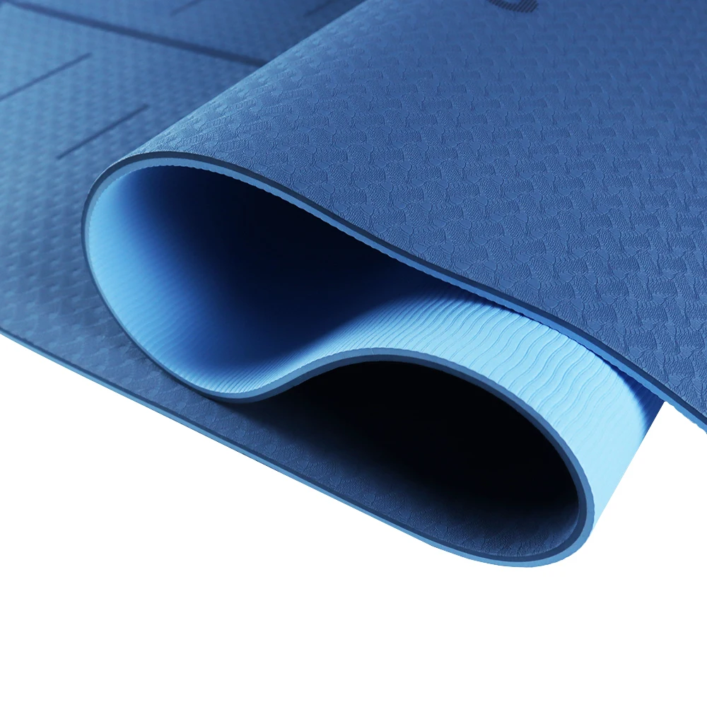 

Wholesale Eco-Friendly TPE Yoga Mat 6 8 mm Anti-Slip Custom TPE Yoga Mat