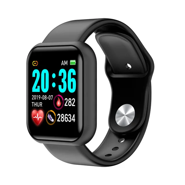 
Y68 Smart Watch Sports Watches Full Touch D20 Heart Rate Monitor Bluetooth 4.0 Receiving Message Waterproof Multi Language 