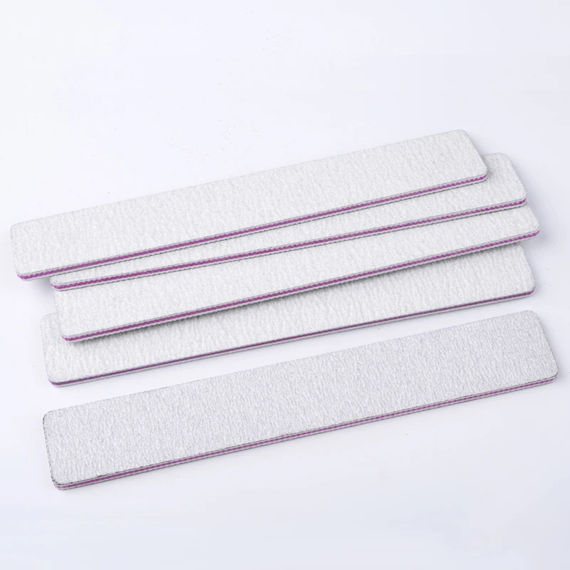 

Rectangle Grey Double-sided Grit Nail Art File 100/180 DIY Salon Nail Tips Sanding File Buffer Nail Tools