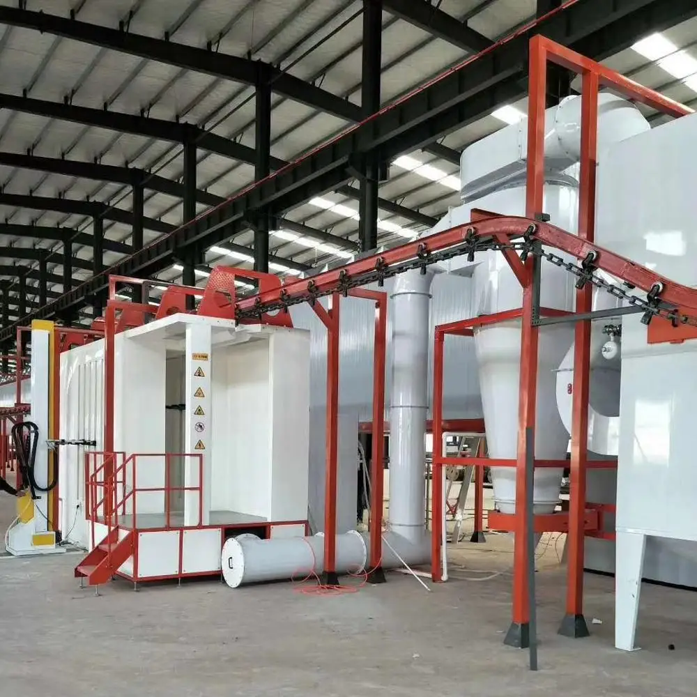 
Electrostatic Powder Spraying Room Coating Production Equipment Line 