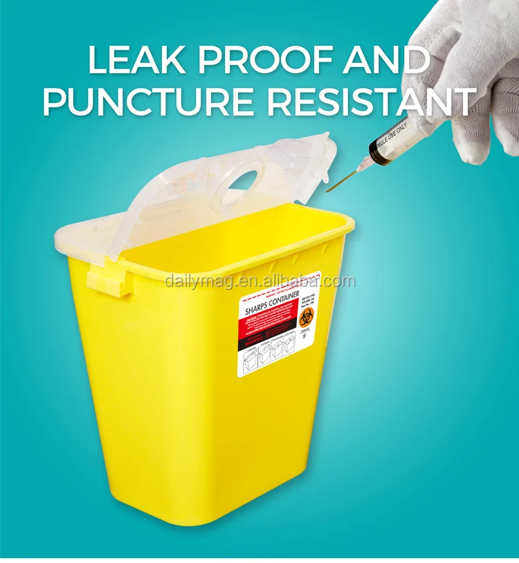 Hospital Medical Waste Recycle 30l Red Color Large Volume Disposable