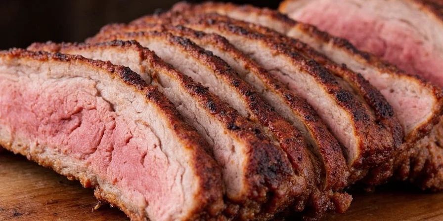 Brisket resting after cooking