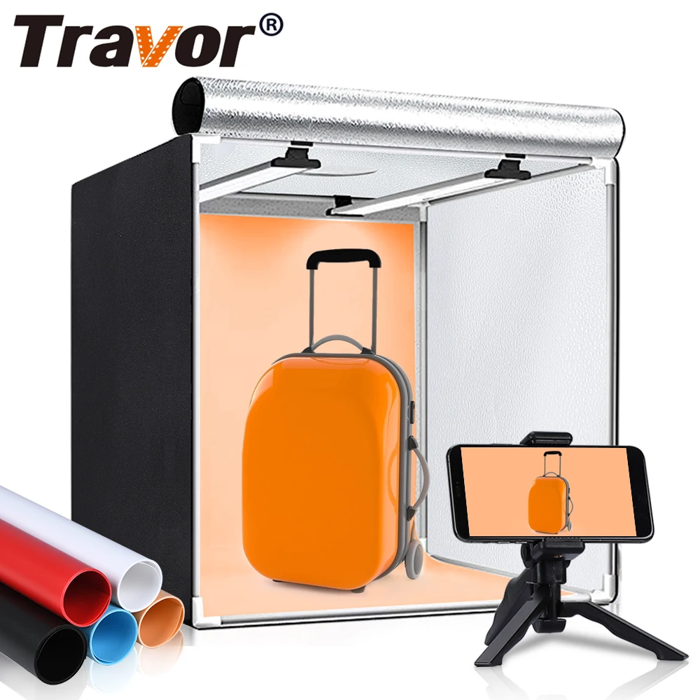 

Travor M60 II 126pcs 13000lm 60cm 24inch lamp tent softbox mini photo studio photography light box