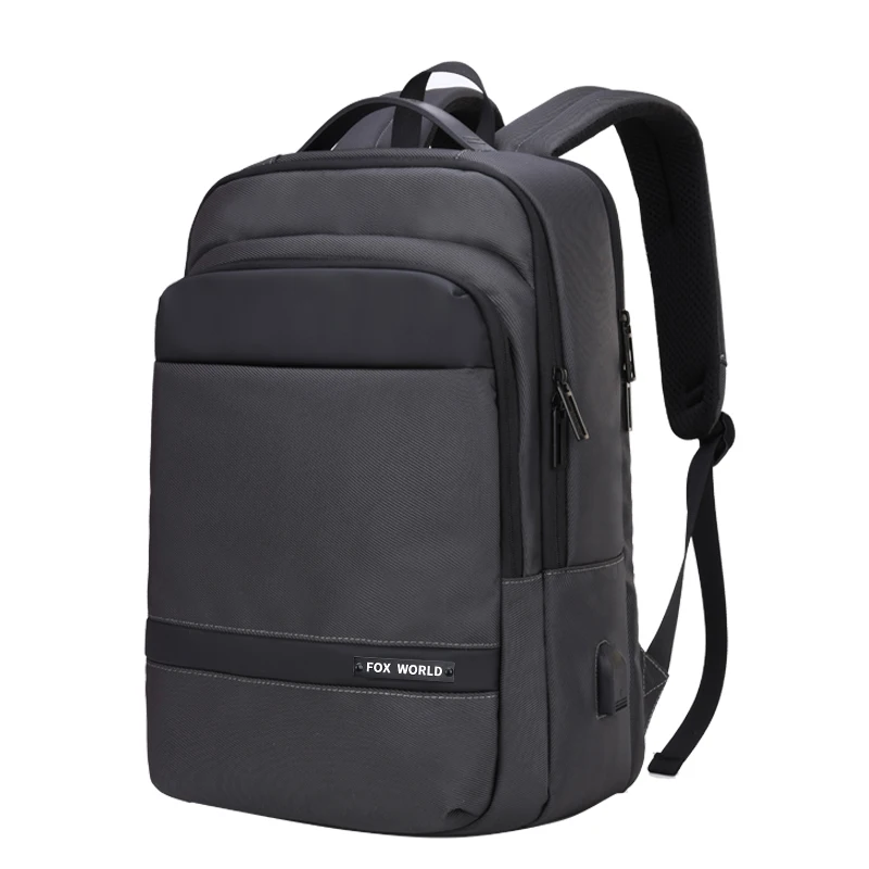 

New arrivale hot sale big capacity laptop Mac-book backpack with waterproof mobile USB charger backpack bag for man