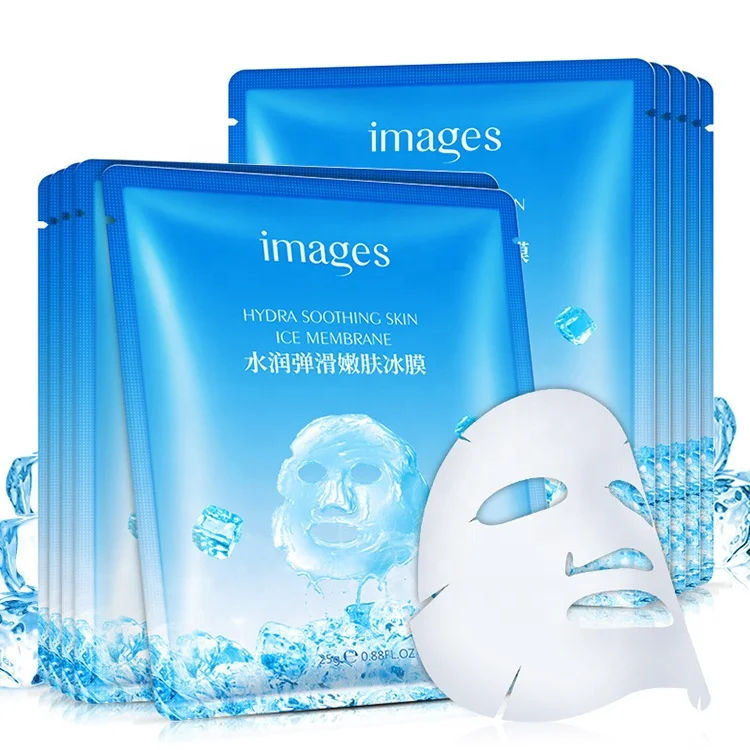 

OEM ODM IMAGES wholesale ice cold balance oil moisturizing beauty face mask sheet, White