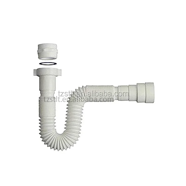 גמיש פסולת צינור להרחבה Pvc ניקוז צינור לכיור סתיו לתוך מים - Buy גמיש ...