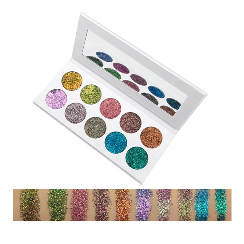 

Custom Unbranded Top Quality Makeup Glitter Eyeshadow Palette Private Label