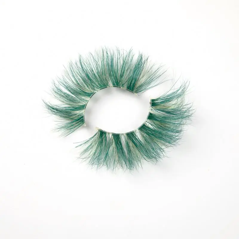 

New design 3d colored eyelashes luxury false eyelash vendor wholesale natural real colored lashes, Multiple colors