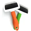 TGP06 Self Cleaning Brush Gently Removes Loose Undercoat, Mats and Tangled Hair - Your Dog or Cat Will Love Being Brush