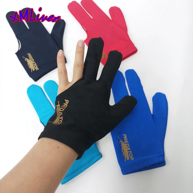 

xmlivet colorful cheap Billiards Pool gloves Professional high quality elastic cue stick glove Billiards Accessories China