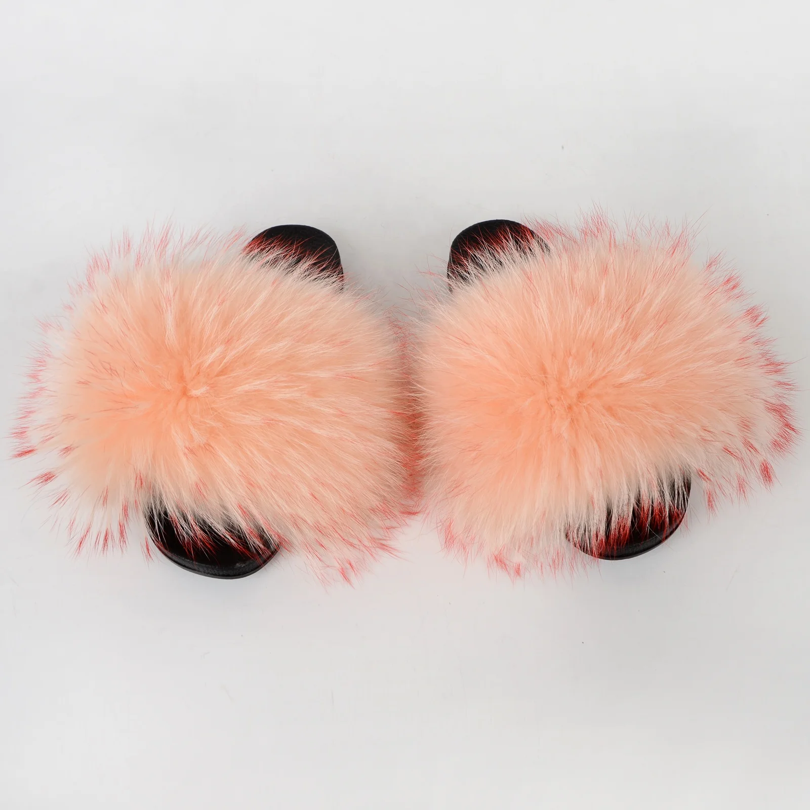 

Hot sell New Design Wholesale New arrive fur slides slippers for winter with custom color us size, Customized color