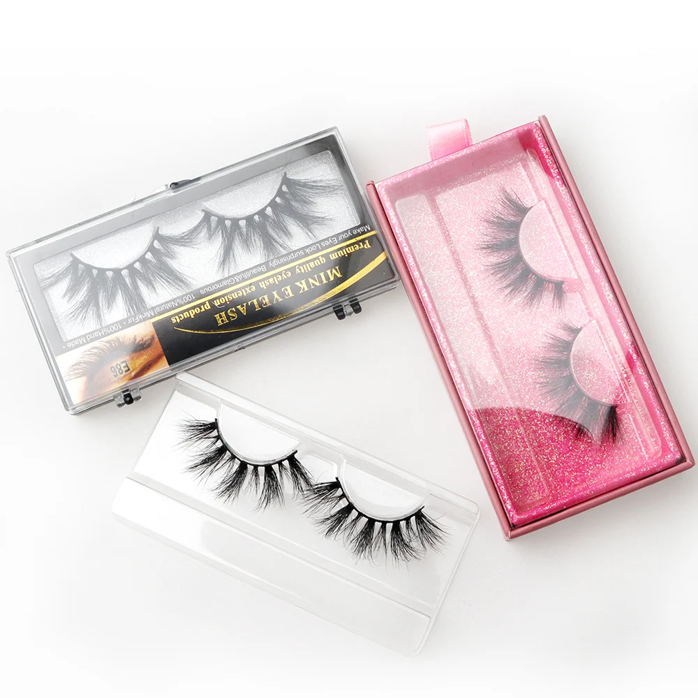 

Free Samples Private Labels Logos Printing 5D 25mm 3D Mink Fur Vendors Eyelashes with Custom Packing Boxes, Black