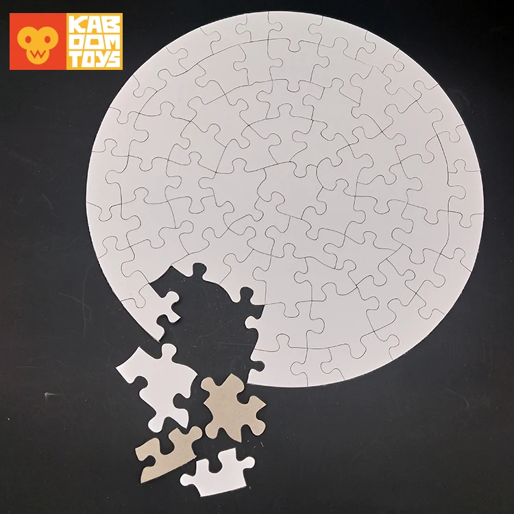Custom 300 Pieces Circular Jigsaw Puzzle Circle Blank Puzzle Buy