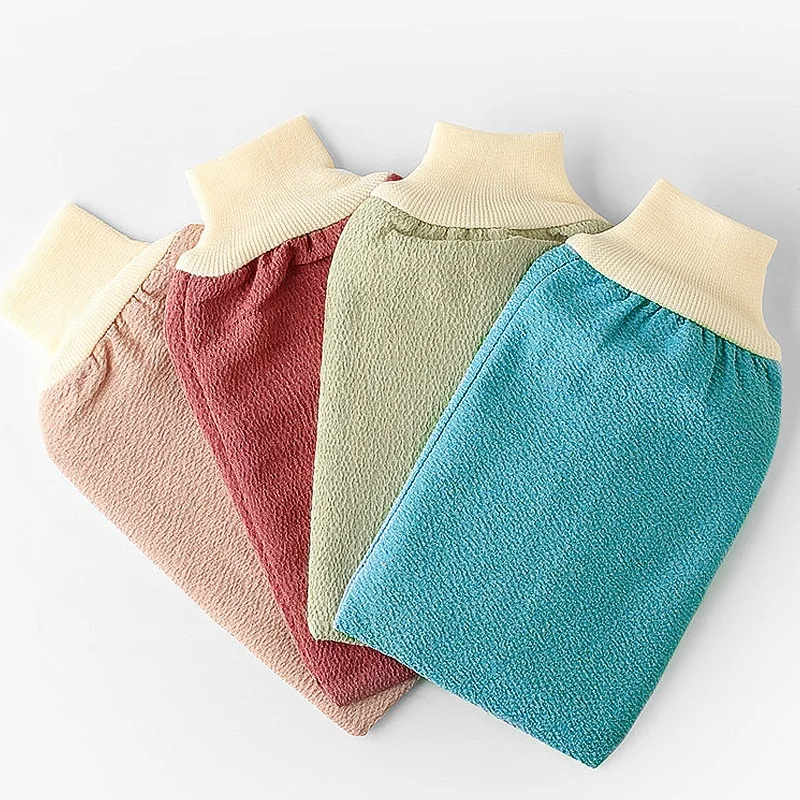 

Towel Magic Shower Scrub Glove Peeling Mitt Resistance Body Massage Sponge Wash Skin