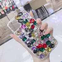 

New Arrival Luxury Handmade Bling Full Diamond Back Cover Phone Case For Iphone 11