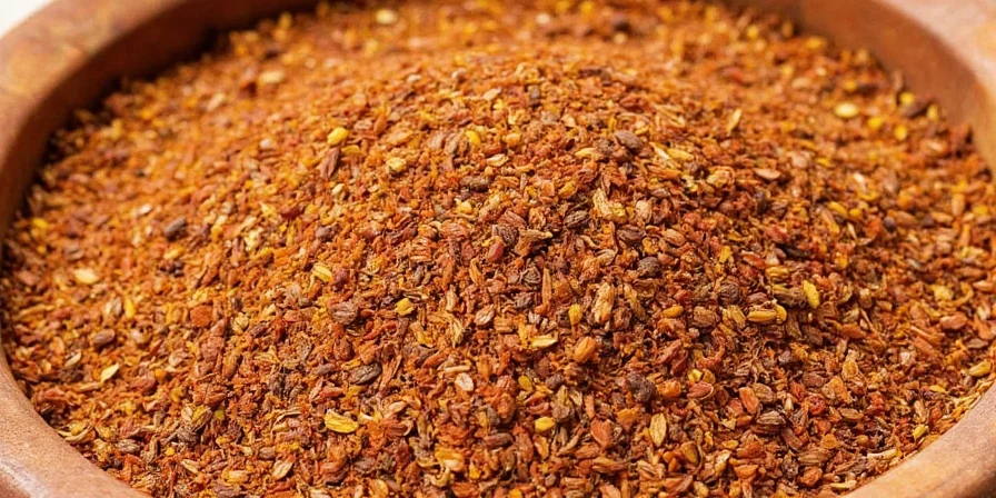 Ras el Hanout spice jar at a Moroccan market