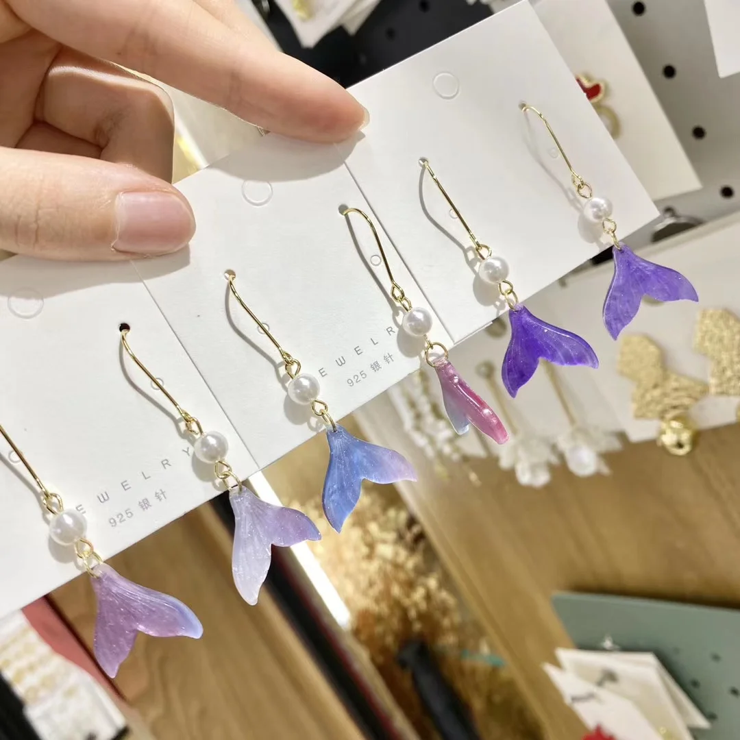 

New Fashion Accessories Earrings Fishtail Shaped Earrings For Women
