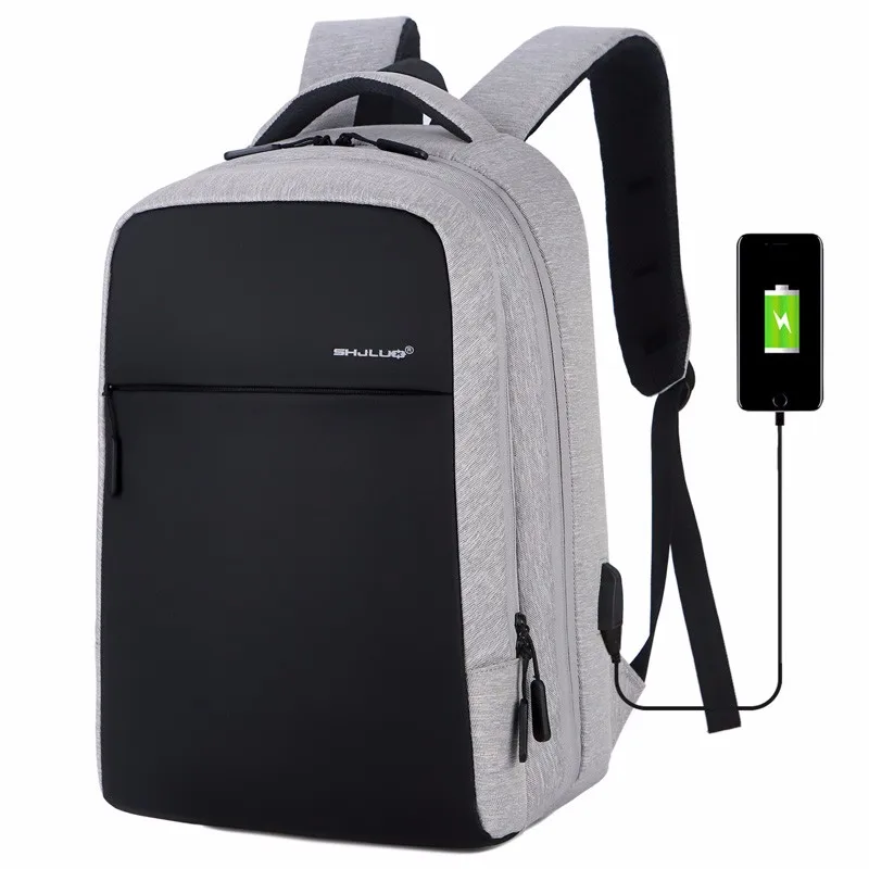 

Wholesale custom logo anti theft school book backpack mochila trasera bicicleta, 2 colors or customized