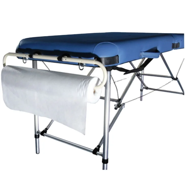 

Disposable massage bed sheet in roll for Spa center from factory disposable bed sheet roll spa, White
