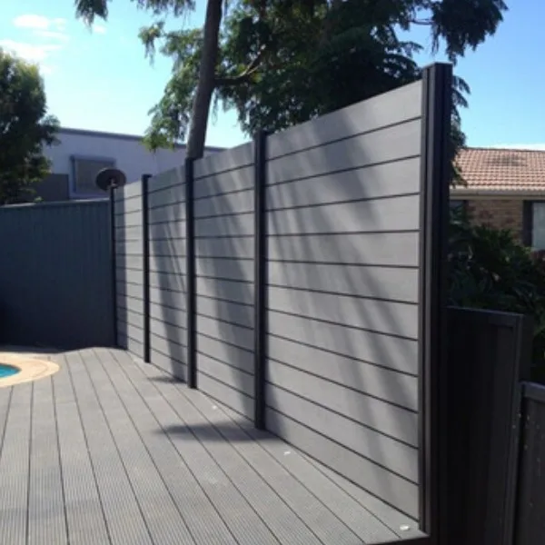 

China exterior composite outdoor wall panel wpc boards fencing easy install privacy decking wpc fence panels, Optional
