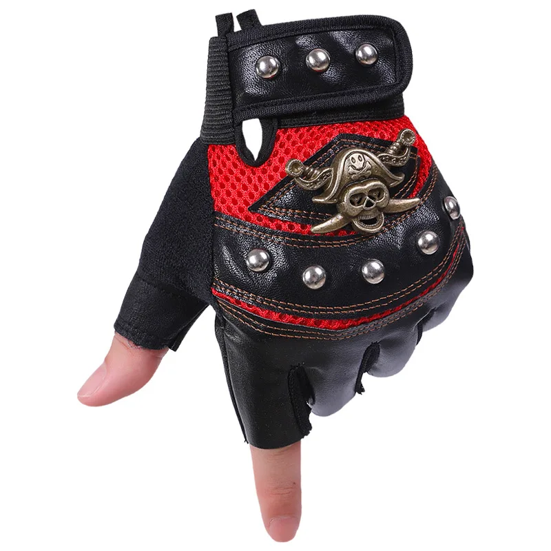 

Competitive Price Anti-skid Sports Protection Professional Outdoor Tactics Half Finger Gloves For Sports, Blue red black