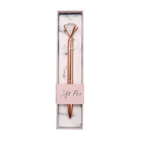 2019 New Products Luxury Diamond Gift Pen Set, Custom Printing Metal Pen With Box For Girl mskib shop