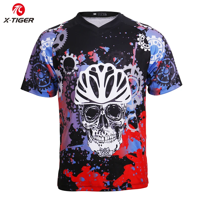 

Short-sleeve Downhill Mountain Bike T-shirt Maillot Bicycle Shirt Wholesale Clothes Motorbike High Quality Mtb Cycling Jersey, Customized color