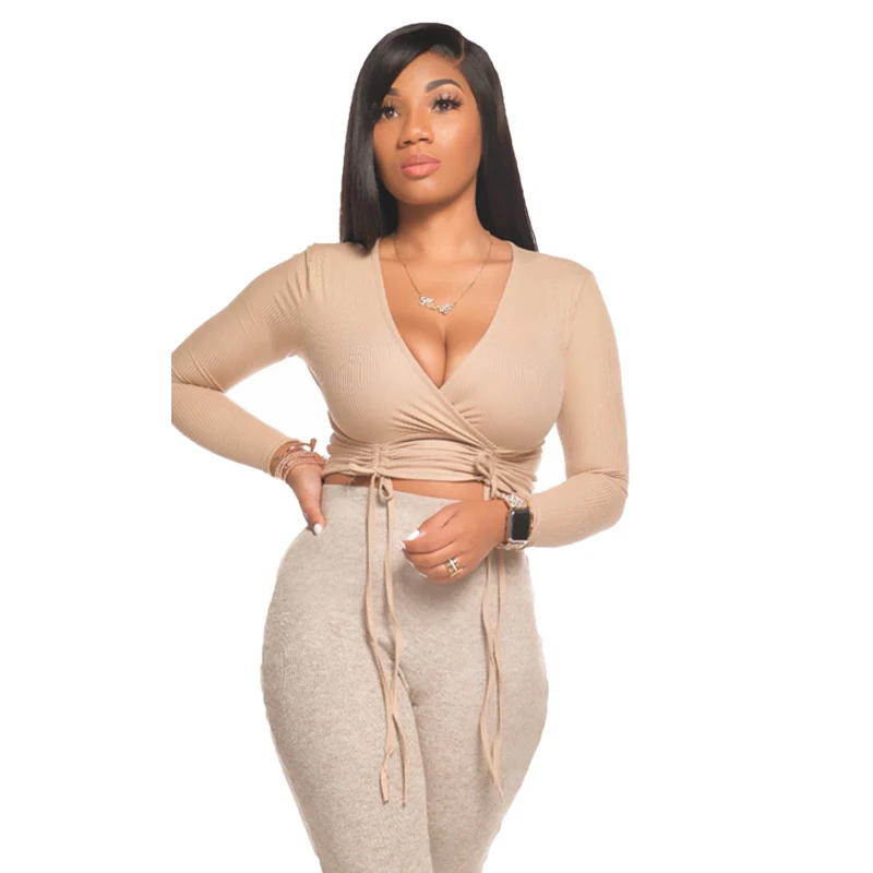 

Women fashion sexy deep V pleated blouse for women, Customized color