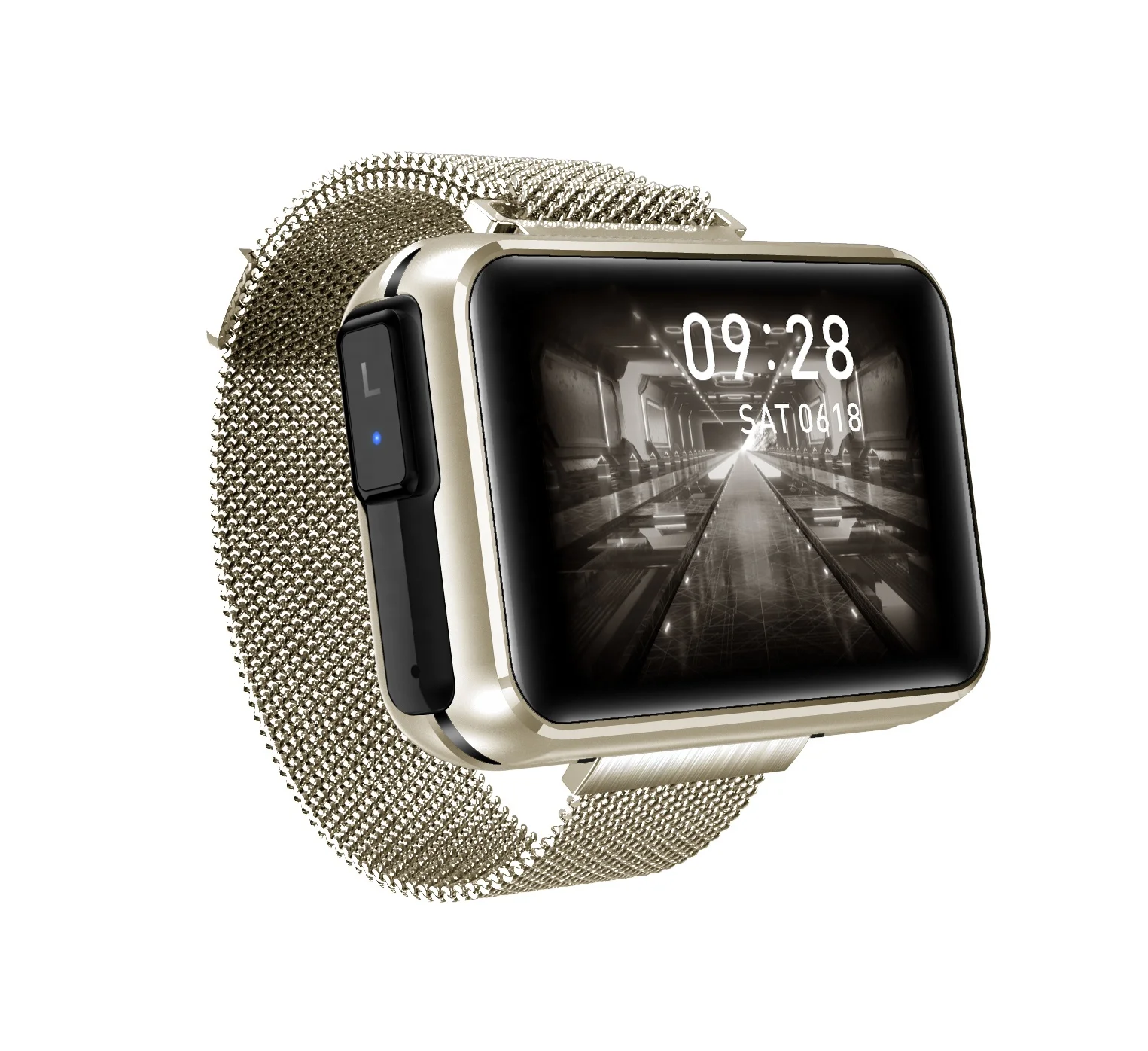 

Diliberto T91 Smart watch 1.4inch full touch x 2 IN 1 With TWS Earphone Earbuds BT Call Waterproof Sport Smart Watch