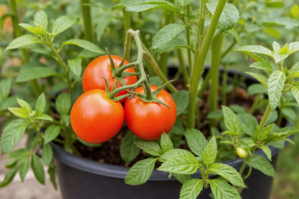 can you grow tomato plants in a pot