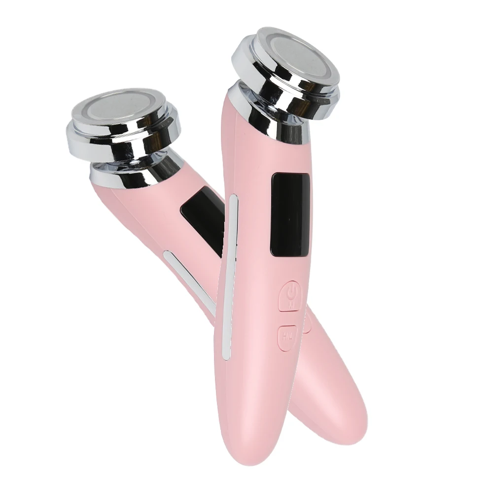 

Portable Facial Beauty Equipment Skin Tightening Multifunction Beauty Apparatus, Pink;white