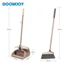 Beige Middle Foldable Anti-wind Plastic Enclosed Dustbin Style Designed Dustpan& Brush Tool Set And Mop Dustpan & Lobby Broom