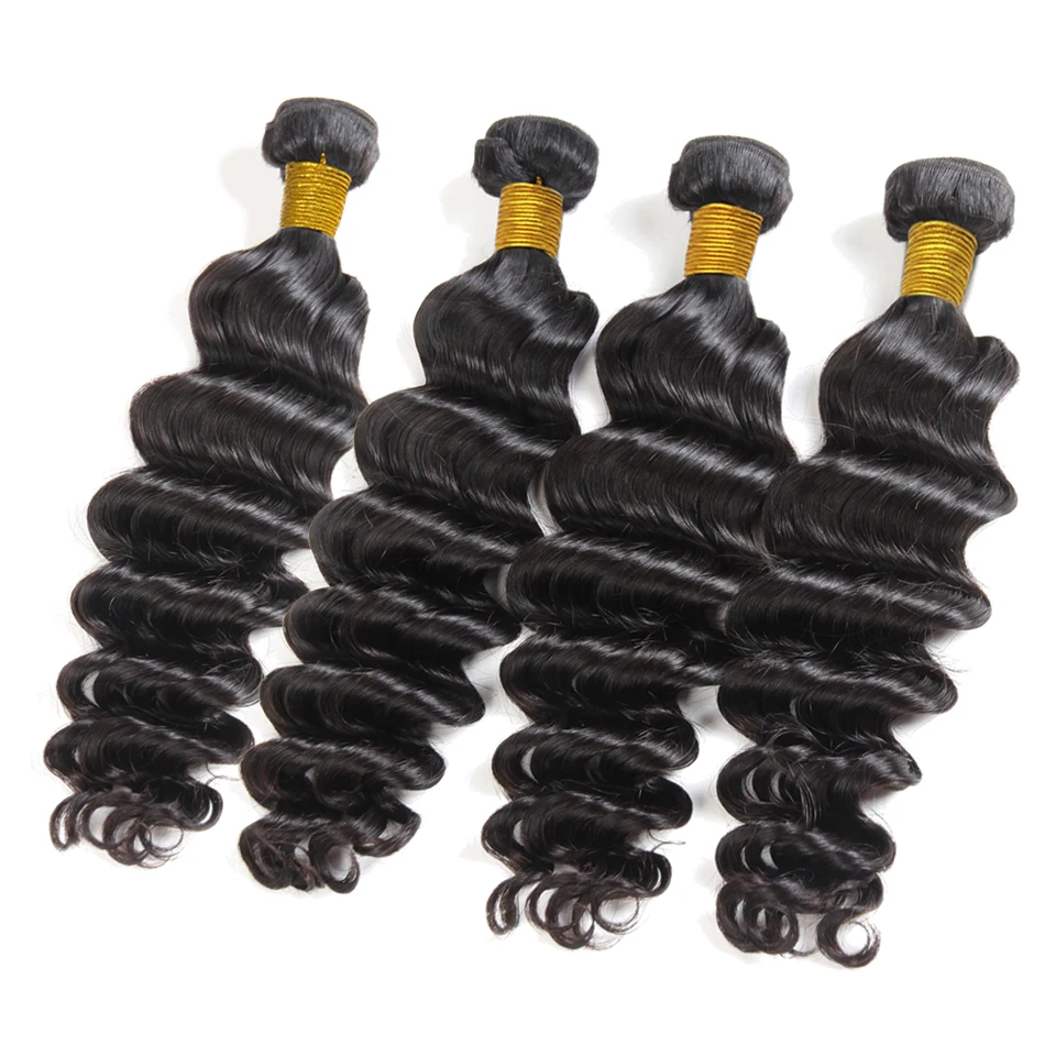 

Factory wholesale cheap deep wave brazilian hair bundles human hair weaves bundles for women