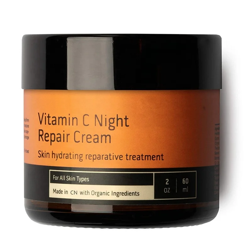 

Private Label Vitamin C Anti Aging Night Cream for Face Neck