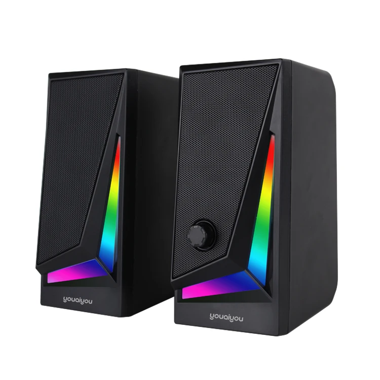 

OEM Custom Wired BT Speaker Computer Game Speakers With RGB Light