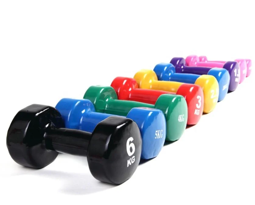 

Factory Direct Manufacture Wholesale Weight Lifting Fitness Equipment Dip Plastic Dumbbell For Sale, Custom color