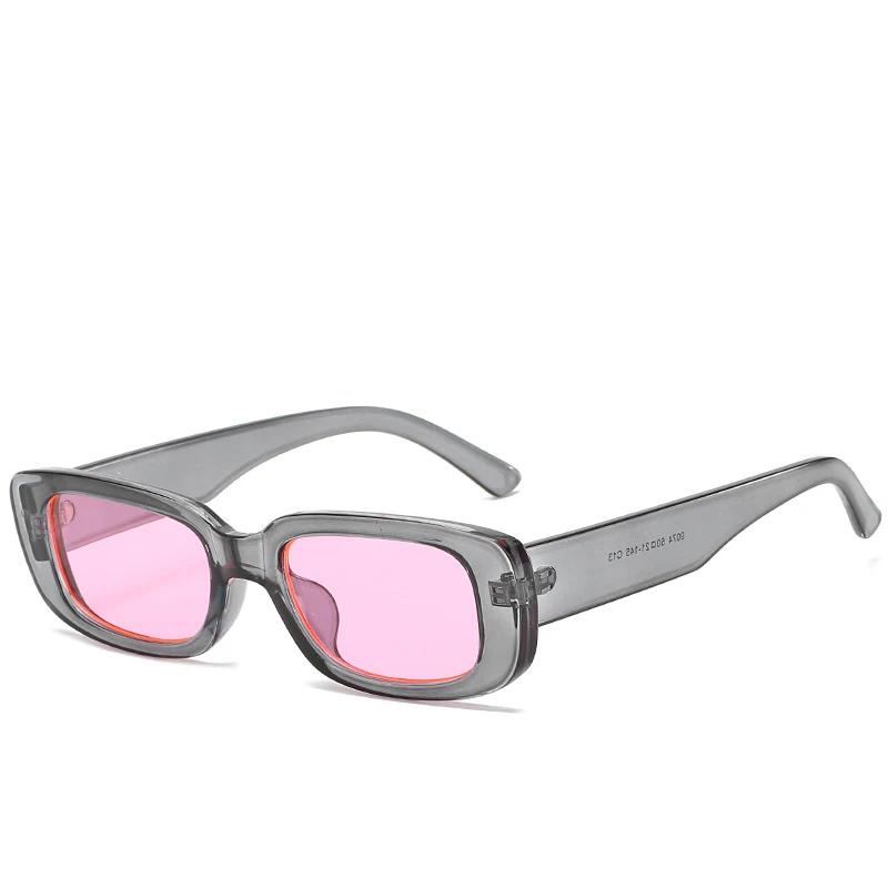 

THREE HIPPOS 2020 New Arrivals Fashion Square Sun Glasses PC Material Frame Colorful Wunglasses Women Shades Sunglasses