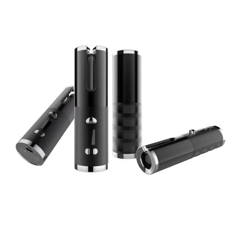 
Private Label Mini Usb Rechargeable Auto Cordless Rotating Magic Hair Curling Iron Wireless Electric Automatic Hair Curler 