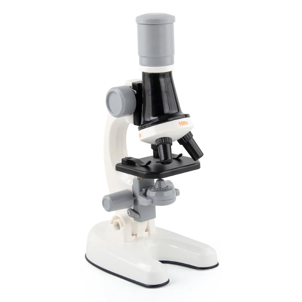 

Children Educational Biological Microscope Kit Science Toys 1200X Magnification Explore Equipment Beginner STEM Toy