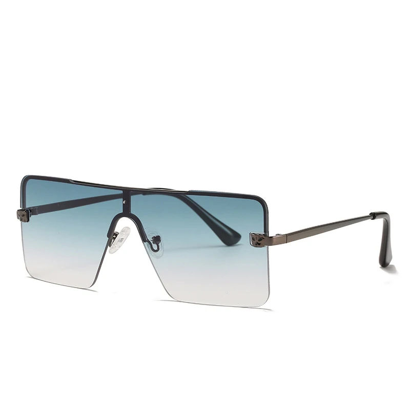 

1298 Fashion Brand Designer sunglasses oversized womens men luxury sunglasses square oversized Metal sunglasses