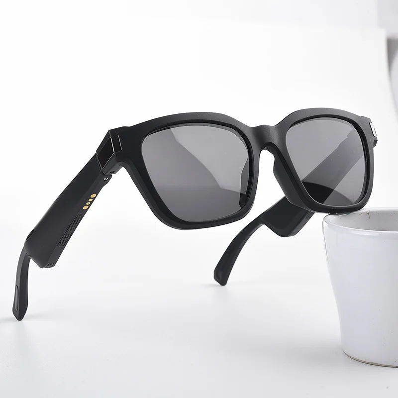 

Frames Alto Smart Audio Glasses Blue tooth Earphone Wearable Speaker Smart Glasses Frame, Black
