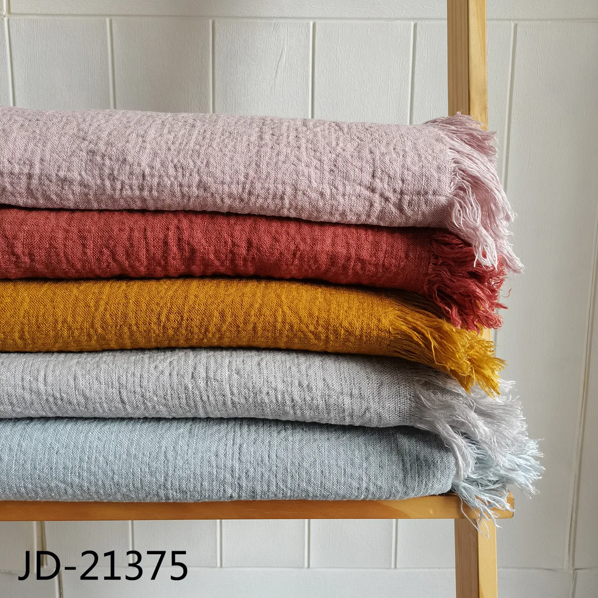 100 Pure Belgium Flax Linen Handmade Blanket Comfortable Double Layers