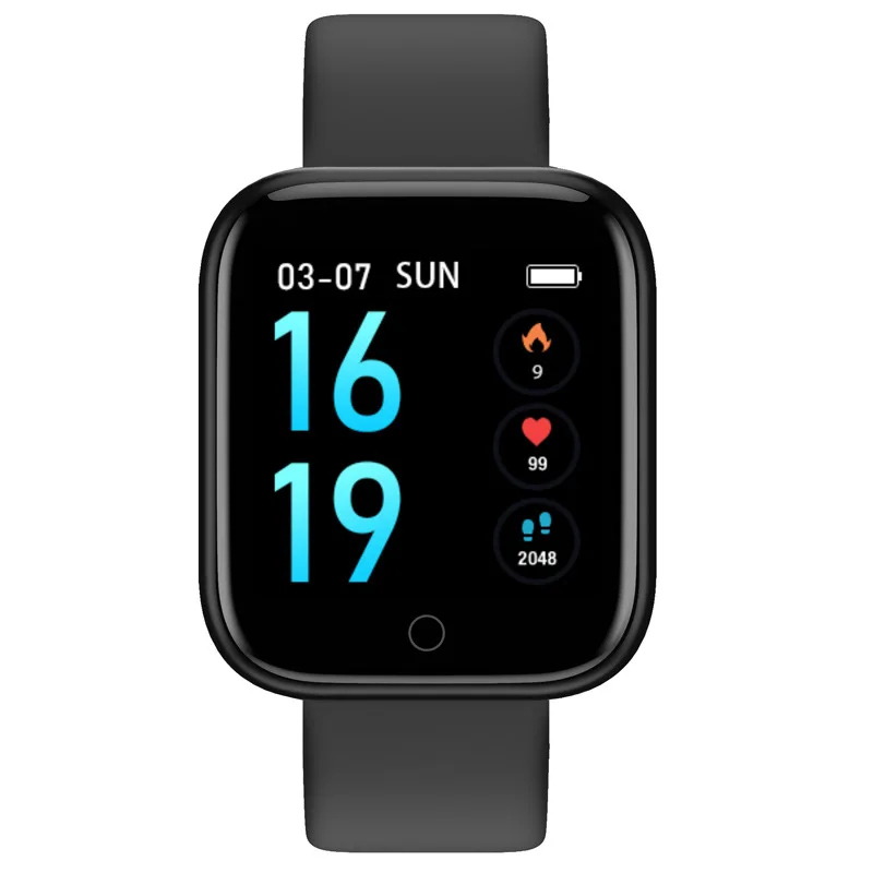 

2021 China Reloj smart watch touch color screen Temperature measurement heart rate monitor pedometer intelligent smartWatch