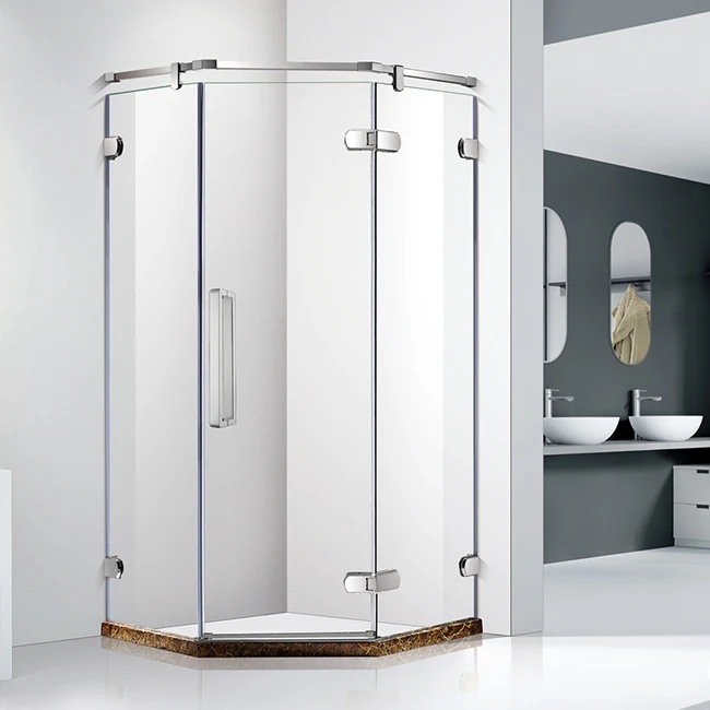 custom made shower enclosures Tempered Glass Shower Partitions Diamond shower room
