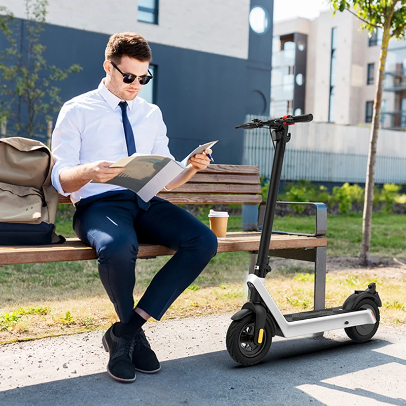 

2021 500W Adult Removable Battery Foldable Electric Scooter, Black